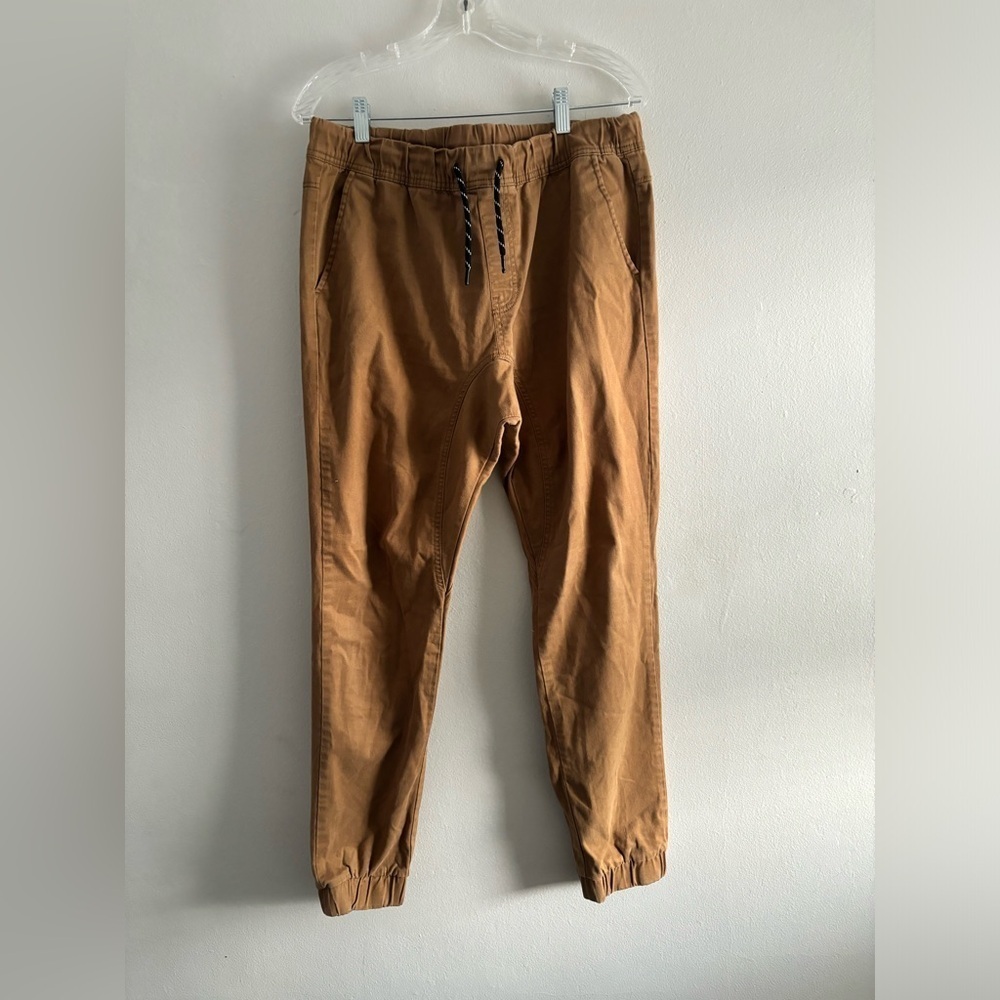 NextIIMax Man’s Khaki Joggers Large